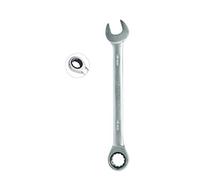 CHIAVE COMBINATA A CRICCHETTO STELLA E FISSA 22mm Cr-V ACCIAIO TOTAL