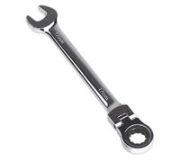 Chiave Combinata A Cricchetto Flexi-Head Sealey 17Mm 72 Denti Bi Hex FHRCW17