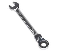 Sealey Testa Flessibile Cricchetto Chiave Combinata 18mm FHRCW18