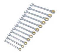 Chiave combinata a cricchetto metrica US Pro Industrial 12 pezzi 8 mm - 19 mm