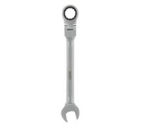 Chiave combinata con cricchetto snodato 17mm acciaio cromo