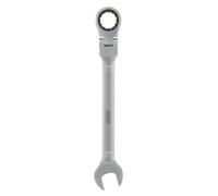 Chiave combinata con cricchetto snodato 19mm acciaio cromo