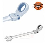 CHIAVE COMBINATA FISSA E REVERSIBILE A CRICCHETTO SNODATA DA 17 MM WOKIN CRICCO
