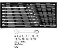 Chiave combinata per inserti per cassetti YATO, 16 pezzi, 6-21 mm, modello 5531