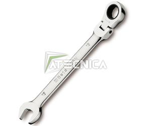 Chiave combinata snodata a cricchetto reversibile Beta 142SN dalla 7 alla 24 mm