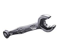 Joker Chiavi inglesi combinate, Chiave 19 mm, Acciaio inossidabile, Acciaio, Nichrome, Opaco, 30°
