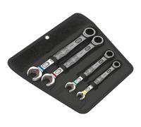 Wera 05073290001 6000 Joker 4 Set 1, Kit con chiavi combinate a cricchetto, metrico, 4-teilig