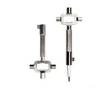 Chiave con corpo serratura con struttura in acciaio inossidabile resistente per prestazioni di lunga durata nelle attività di blocco (corta)