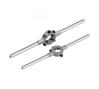 Chiave con Impugnatura per Stampo Tondo 1~5 pz Rotondo Die Chiave Regolabile Supporto Manuale Maniglia Circolare Utensile Manuale for Matrici Strumenti di Filettatura for M2 ~ M22(2Pcs,20(M3-M6))