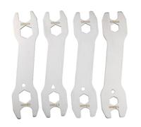 Chiave conica per mozzo bici in acciaio inox, scegliere tra 4 misure per le vostre esigenze di riparazione (set da 4 pezzi)