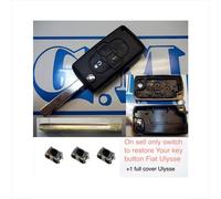 Chiave COVER GUSCIO PER TELECOMANDO FIAT ULYSSE 4 TASTI BOTTONI + 3 Switch