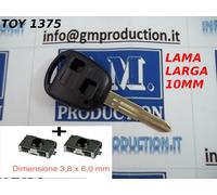 CHIAVE COVER GUSCIO SCOCCA MR2 YARIS TOYOTA lama 1 cm + 2 switch interruttore