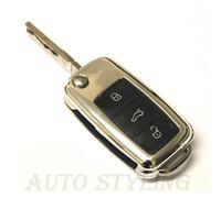Chiave Cover Per VW Seat Skoda Custodia Telecomando Protezione 3 Pulsante Flip