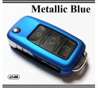 Chiave Cover Per VW Seat Skoda Custodia Telecomando Protezione 3 Pulsante Flip
