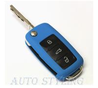 Chiave Cover Per VW Seat Skoda Custodia Telecomando Protezione 3 Pulsante Flip