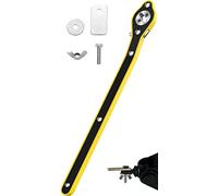 Chiave cric per auto, girevole a 360°, per risparmiare manodopera con manico lungo, cric a forbice con maniglia di sollevamento, strumento per viaggi, furgoni, SUV e altri veicoli