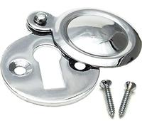 Chiave cromata coperta, foro rotondo per porta principale, copertura per serratura