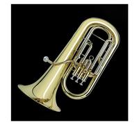 Chiave Da Supporto A Tre Chiavi In si Bemolle Grande Strumento Eufonio Dorato Da Riproduzione Professionale Con Bocchino Kit Eufonio