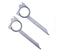 Chiave dello strumento di rimozione della radio per auto di Keple | Chiavi di rilascio DIN Compatibile con Becker Radio in AUDI, Volkswagen (VW) Pin Stereo Tools (2pcs)