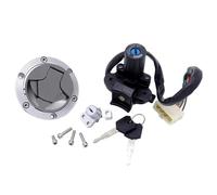 Chiave di Accensione Per Ninja Per 250R Per EX250 2008 2009 2010 2011 2012 1 Set Copertura Serbatoio Carburante Moto Per Sella Interruttore Accensione Chiavi Blocco Gruppo Ricambi Moto