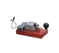 Chiave di Addestramento al Codice Morse CW, Manuale, Tasto Telegrafico con Feedback Sonoro e Luminoso per Radio FM, Tasto di Trasmissione