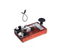 Chiave di Addestramento al Codice Morse CW, Manuale, Tasto Telegrafico con Feedback Sonoro e Luminoso per Radio FM, Tasto di Trasmissione