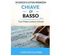 Chiave di Basso 50 esercizi di lettura avanzati: Con videolezioni (Volume 2)