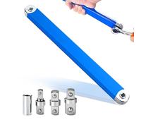 Chiave di Estensione a Gomito, Pro Zero Offset Chiave Prolunga per Azionamento da 1/2", 1/4" e 3/8", Prolunga Versatile per Chiave Aperta per Macchinisti, Artigiani di Garage