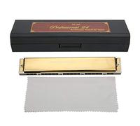 Chiave di G 24 fori armonica a bocca armonica a bocca con custodia per principianti studenti adulti(Golden G #Key)