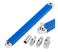 Chiave di prolunga offset, chiave di prolunga offset universale con adattatore da 1/2", 1/4" e 3/8", set di strumenti per la riparazione di auto con chiave di prolunga versatile barra degli strumenti