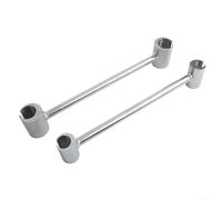 Chiave di regolazione per cerniere a doppia testa, chiave per riparazione cerniera di porta, chiave regolabile, bullone rotondo, calibro standard, strumento resistente per cerniere per porte (2 pezzi)