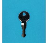 Chiave di ricambio per ganci di traino Bosal per sistemi AHK AK4 e AK6 chiave T2012