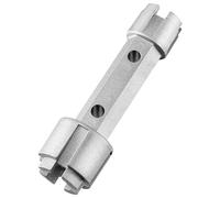 Chiave Di Scarico Per Vasca Da Bagno - Strumento In Lega Di Alluminio Pressofuso 15,5x4,5 Cm | Dispositivo Di Rimozione Dello Scarico Della Vasca Con Manubri Per Lavandini Con , Riparazione Per L