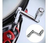 Chiave di sintonia girevole a forma di Z, chiave standard a testa quadrata da 5,5 mm, 6,7 x 4,9 cm, accessori per percussioni per amanti universali 1 pzAcciaio inossidabile