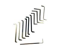 Chiave di tensione per grimaldelli, kit essenziale per fabbro (11 pezzi)