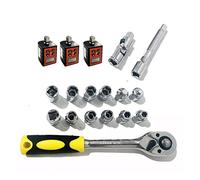 Chiave dinamometrica, 1/2 1/4 3/8QUQUA Adattatore di misura del misuratore della coppia digitale 3/2QUOT Bicicletta KG Cacciavite tester calibro chiave dinamometrica per auto, moto(Model All Set)