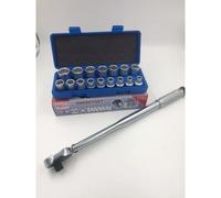 CHIAVE DINAMOMETRICA 1/2" BGS 30-21 Nm CON SET BUSSOLE 16 PZ - PROMO -
