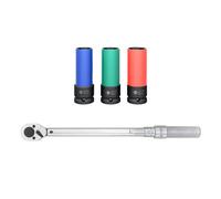 Chiave dinamometrica 1/2 con chiavi a bussola da 17 mm 19 mm 21 mm I Set