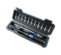 Chiave dinamometrica 1/4 15 pezzi - Strumento universale regolabile per la | Set di chiavi dinamometriche 1/4 per riparazioni auto, operazioni meccaniche, serraggio, tecnici