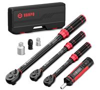 Chiave Dinamometrica 1/4 & 3/8 & 1/2 7 Pezzi Chiave Dinamometrica Set 1-25Nm