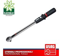Chiave Dinamometrica a cricchetto USAG 810 scala Nm precisione 4% vari attacchi