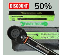 CHIAVE DINAMOMETRICA CRICCHETTO 1/2'' 28-210 Nm PER SERRAGGIO REVERSIBILE 460mm