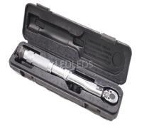 Chiave dinamometrica Cricchetto reversibile 1/4" 5-25 Nm in custodia NEWTON