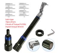 Chiave dinamometrica dentale Universale Kit impianto Contro angolo e 16 inserti