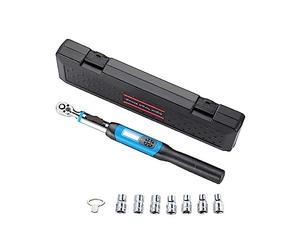 Chiave dinamometrica digitale 3/8in Testa a cricchetto bidirezionale Utensili manuali for la riparazione di biciclette regolabili professionali 1,5-30/4,2-85 Nm Misurazione Precisa(4.2-85 N-m)