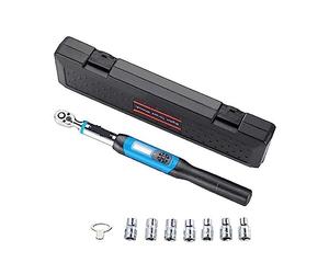 Chiave dinamometrica digitale, testa a cricchetto bidirezionale da 3/8 pollici Utensili manuali for riparazione di biciclette regolabili professionali 1,5-30/4,2-85 Nm(1.5-30 N-m)
