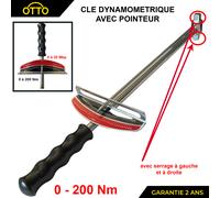 Chiave Dinamometrica Manuale Con Puntatore - Coppia Morsetto 0 A 200 NM