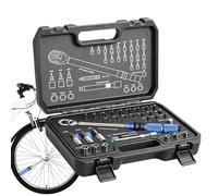 Chiave dinamometrica per bicicletta, attacco da 1/4", regolabile, kit di chiavi dinamometriche per la manutenzione della bicicletta, per stringere il manubrio, il reggisella previene i per