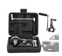 Chiave dinamometrica per risparmio di manodopera, con chiave dinamometrica, kit di rimozione dadi con bussole, kit di cambio pneumatici per riparazione auto, garage, camper, manutenzione ruote