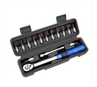 Chiave dinamometrica regolabile da 1/4 di pollice 2-24 Nm, kit di attrezzi per la riparazione della bicicletta, set di chiavi per bici